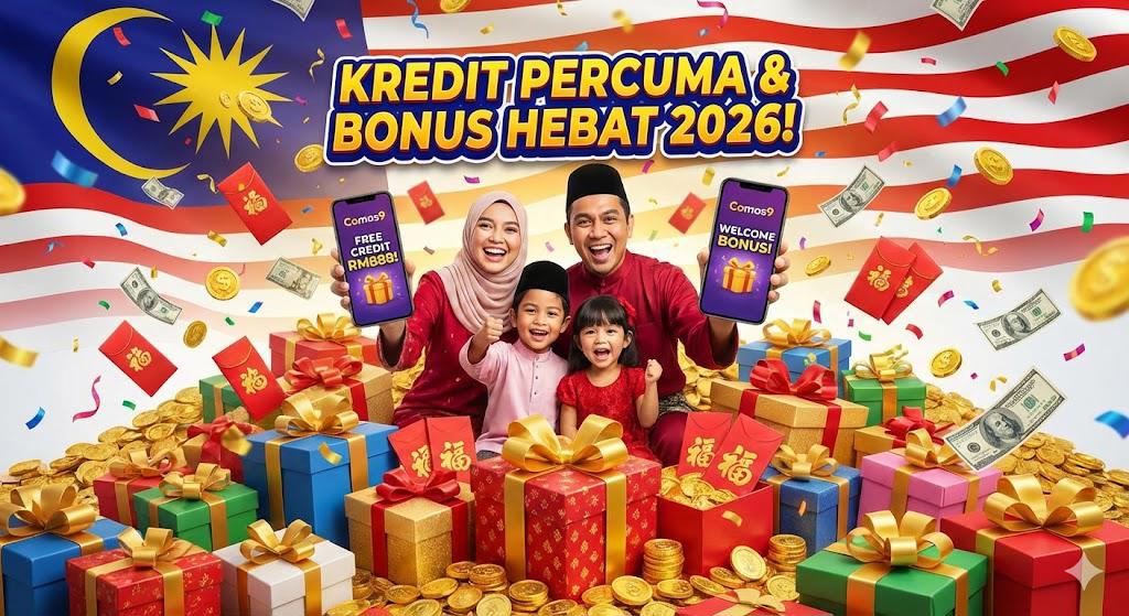Cara Claim Kredit Percuma Comos9 Malaysia (Welcome Bonus & Free Spin 2026)